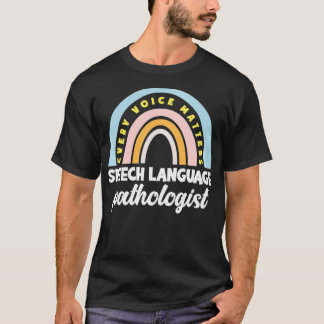 Camiseta Terapia del habla SLP Lenguaje divertido Pathentos