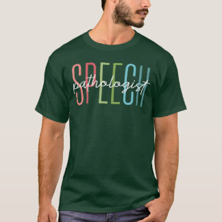 Camiseta Terapia del habla Terapeuta patólogo del lenguaje