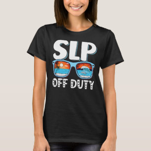 Camiseta Terapia Del Slp Del Lenguaje Del Habla Desactiva E