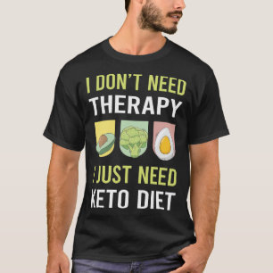 Camiseta Terapia Dieta Keto Cetogénico Cetona Cetosis