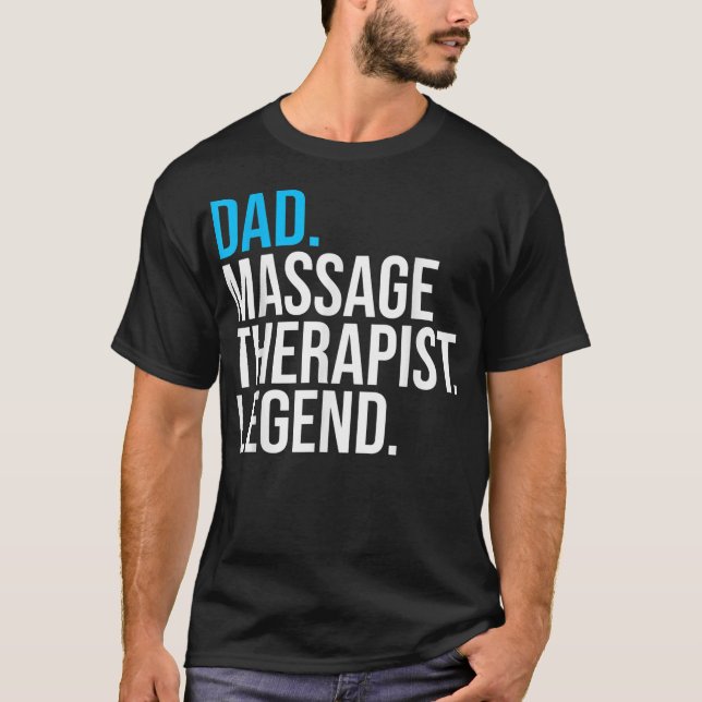 Camiseta Terapia divertida de la leyenda del masaje de papá (Anverso)