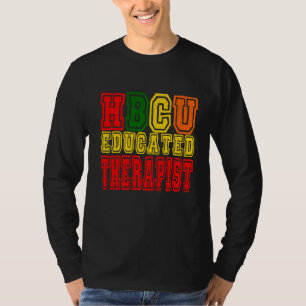 Camiseta Terapia Educada Hbcu Para Hombres Y Mujeres