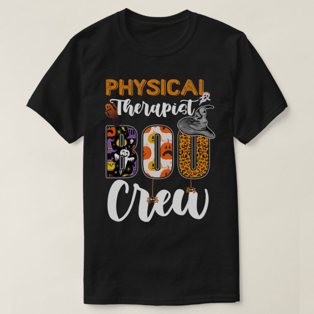 Camiseta Terapia física Boo Crew Ghost Therapy Halloween (Diseño del anverso)