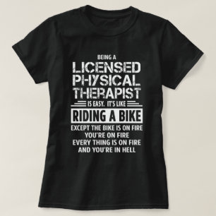 Camiseta Terapia física con licencia