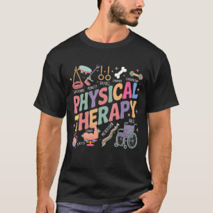 Camiseta Terapia Física de Groovy Retro Ejercicio DPT Ther