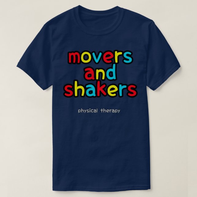 Camiseta Terapia física de los amantes y agitadores 1 (Diseño del anverso)