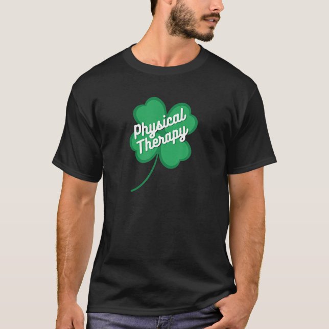 Camiseta Terapia física divertida PT Terapia San Patricio (Anverso)