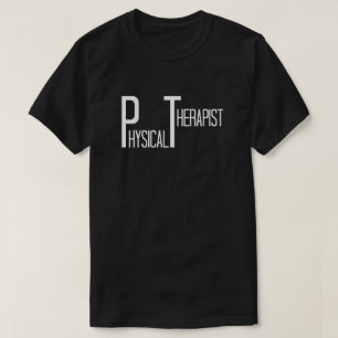Camiseta Terapia física en texto divertido