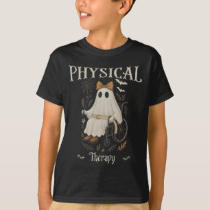 Camiseta Terapia Física Fantasma Fantasma Halloween El