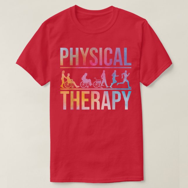 Camiseta Terapia física Fisioterapia Terapia de la Salud PT (Diseño del anverso)