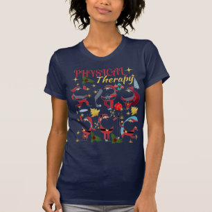 Camiseta Terapia física Navidades de Santa Claus