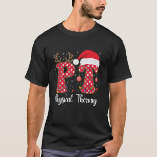 Camiseta Terapia física Navidades Retro Groovy PT Therapi