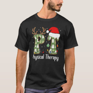 Camiseta Terapia física Navidades Retro Groovy PT Therapi