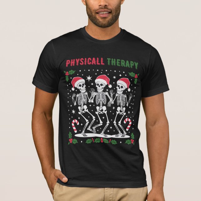 Camiseta Terapia física Navidades Terapia física (Anverso)