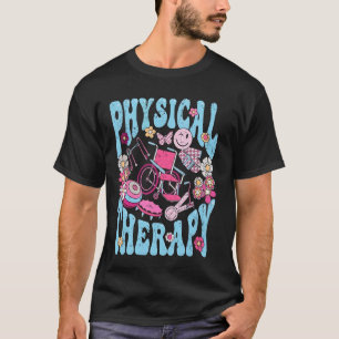 Camiseta Terapia Física PT Ejercicio De La Tera Floral Colo