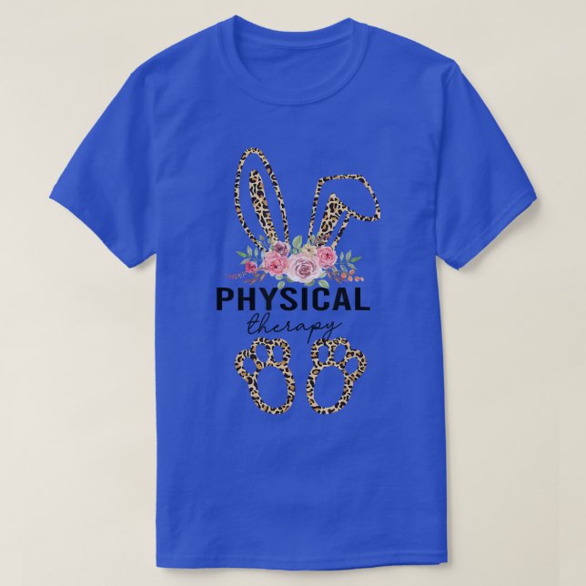 Camiseta Terapia Física Terapia Física Del Conejo De Pascua (Diseño del anverso)