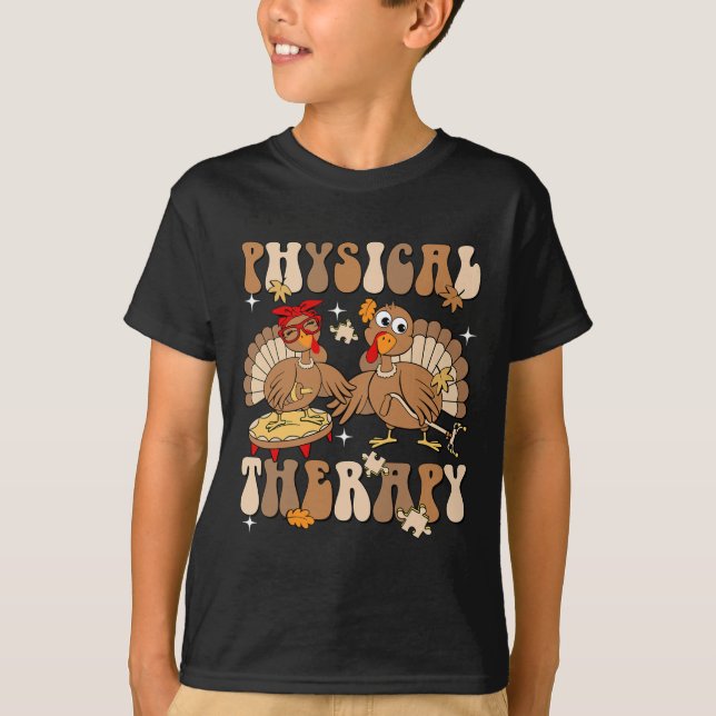 Camiseta Terapia Física Turca Cute Pta Otoño Otoño (Anverso)