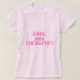 Camiseta Terapia Guay ABA (Rosa) (Diseño del anverso)