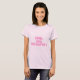 Camiseta Terapia Guay ABA (Rosa) (Anverso completo)