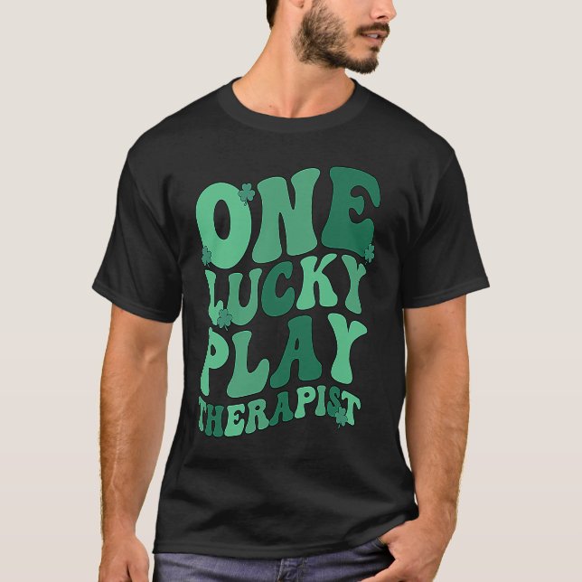 Camiseta Terapia Jugadora Lucky Play St Patrick's Day Play (Anverso)