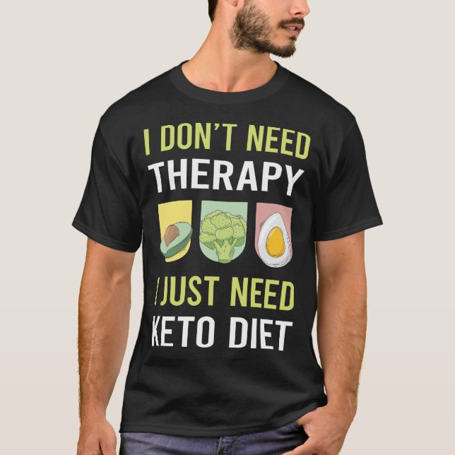 Camiseta Terapia Keto Dieta Ketogénica Ketone Ketosis (Anverso)