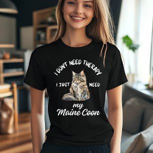 Camiseta Terapia Maine Coon