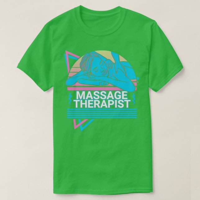 Camiseta Terapia Masajista Masaje Masseuse Retro G (Diseño del anverso)