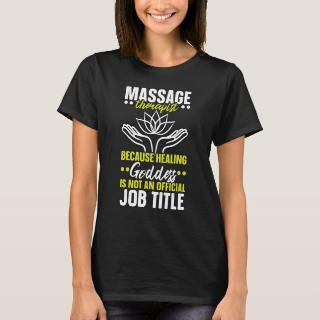 Camiseta Terapia Masajista Terapia Muscular Relajación Spa_ (Anverso)