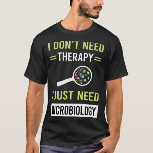 Camiseta Terapia Microbiología Microbiólogo