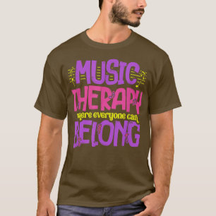 Camiseta Terapia musical Belong Músicos Artistas Musicales 