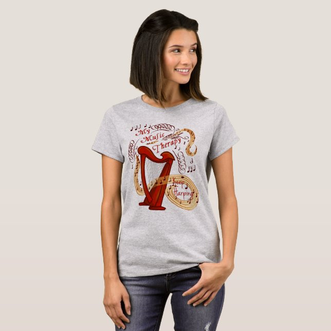 Camiseta Terapia musical "Sigue haciendo daño" (Anverso completo)