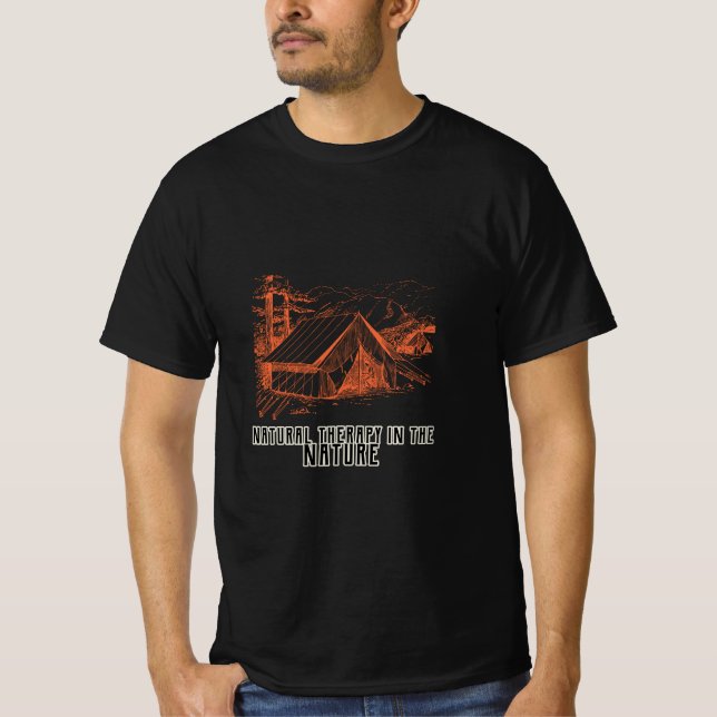 Camiseta Terapia natural en la Naturaleza (Anverso)