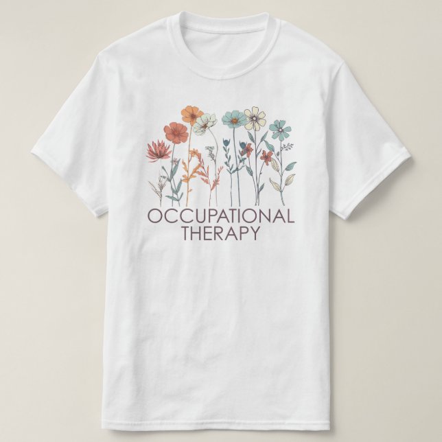 Camiseta Terapia ocupacional (Diseño del anverso)