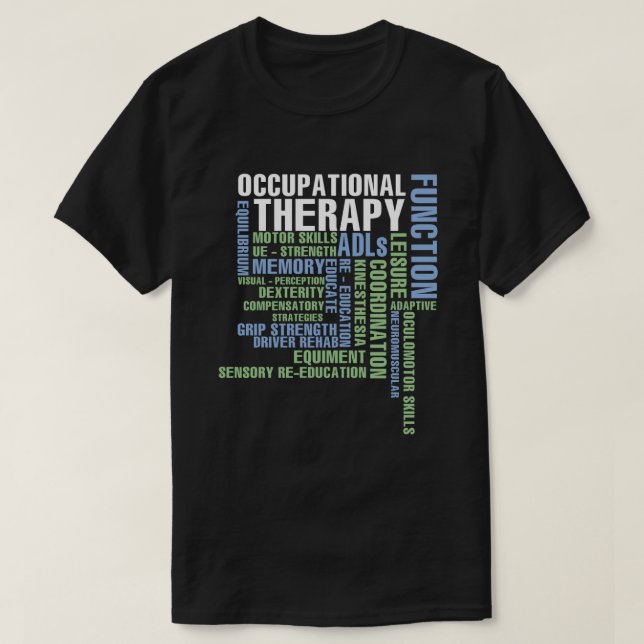 Camiseta Terapia ocupacional (Diseño del anverso)