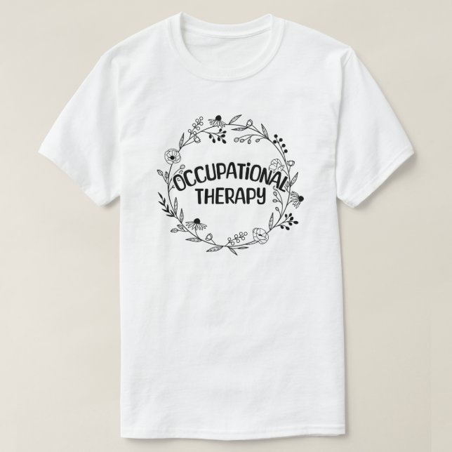 Camiseta Terapia ocupacional (Diseño del anverso)