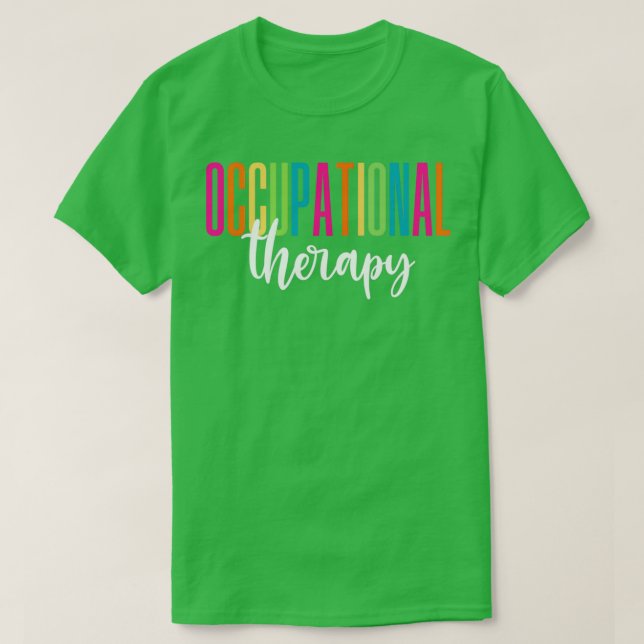 Camiseta Terapia ocupacional 3 (Diseño del anverso)