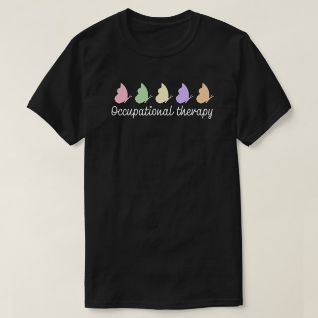 Camiseta Terapia Ocupacional A Corazón Aburrido (Diseño del anverso)