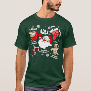 Camiseta Terapia ocupacional a Navidades Santa Xmas Holid