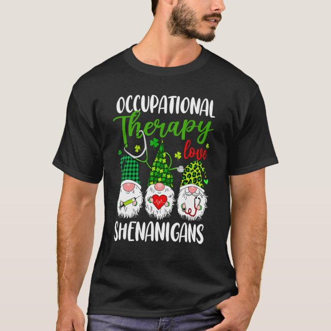 Camiseta Terapia Ocupacional Amar A Shenanigans Gnomes St P (Anverso)