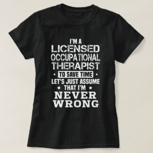 Camiseta Terapia ocupacional con licencia