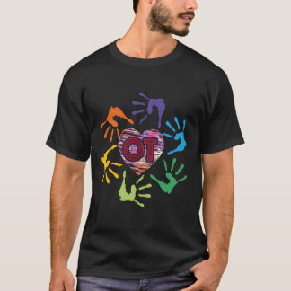 Camiseta Terapia Ocupacional De Manos Lindas Terapeuta Sign