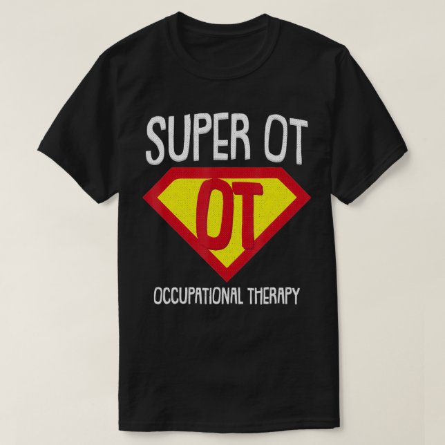 Camiseta Terapia ocupacional de superhéroes Terapia Guay OT (Diseño del anverso)