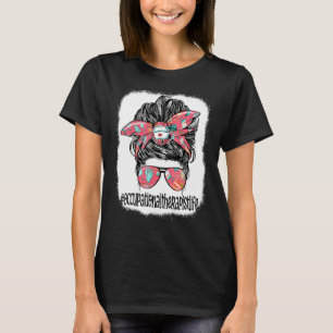 Camiseta Terapia ocupacional Desordenada Glass Bun Mujeres