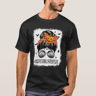 Camiseta Terapia ocupacional Desordenada Sala De Calabazas