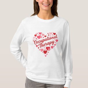 Camiseta Terapia Ocupacional Diseño de Corazón – Agradable