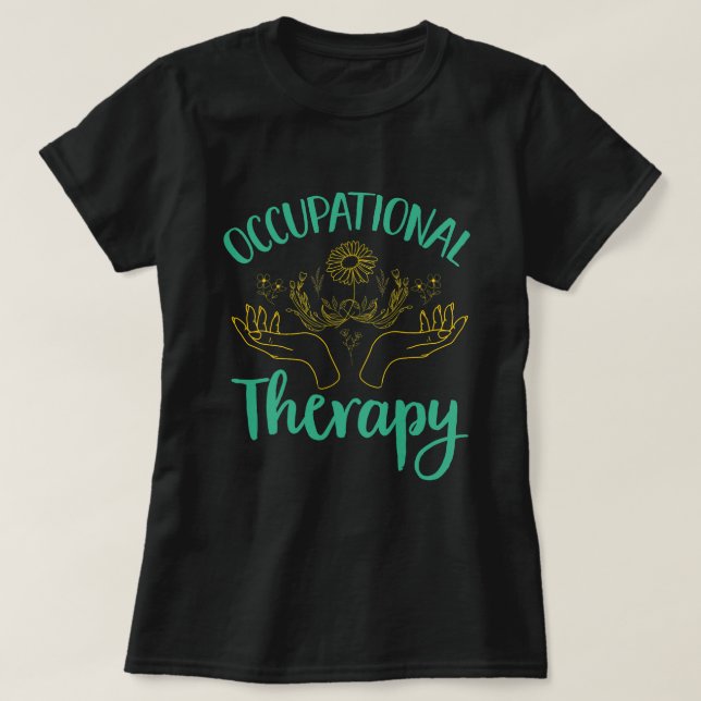 Camiseta Terapia ocupacional divertida (Diseño del anverso)