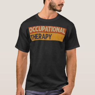 Camiseta Terapia Ocupacional frente a Terapia, inspirar al