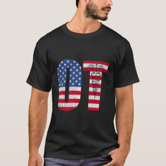 Camiseta Terapia Ocupacional Hoodie Bandera De Ee.Uu.