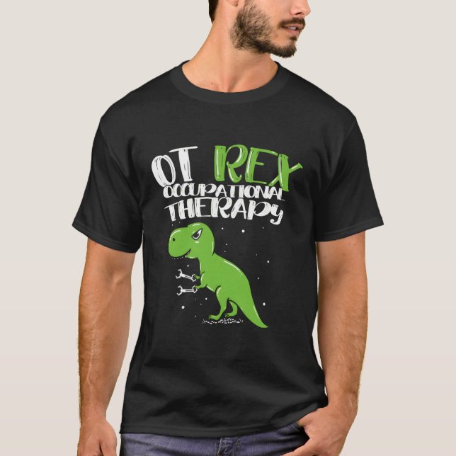Camiseta Terapia Ocupacional Ot Rex (Anverso)