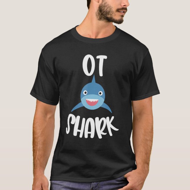 Camiseta Terapia Ocupacional Pediátrica Cute Ot Shark Thera (Anverso)